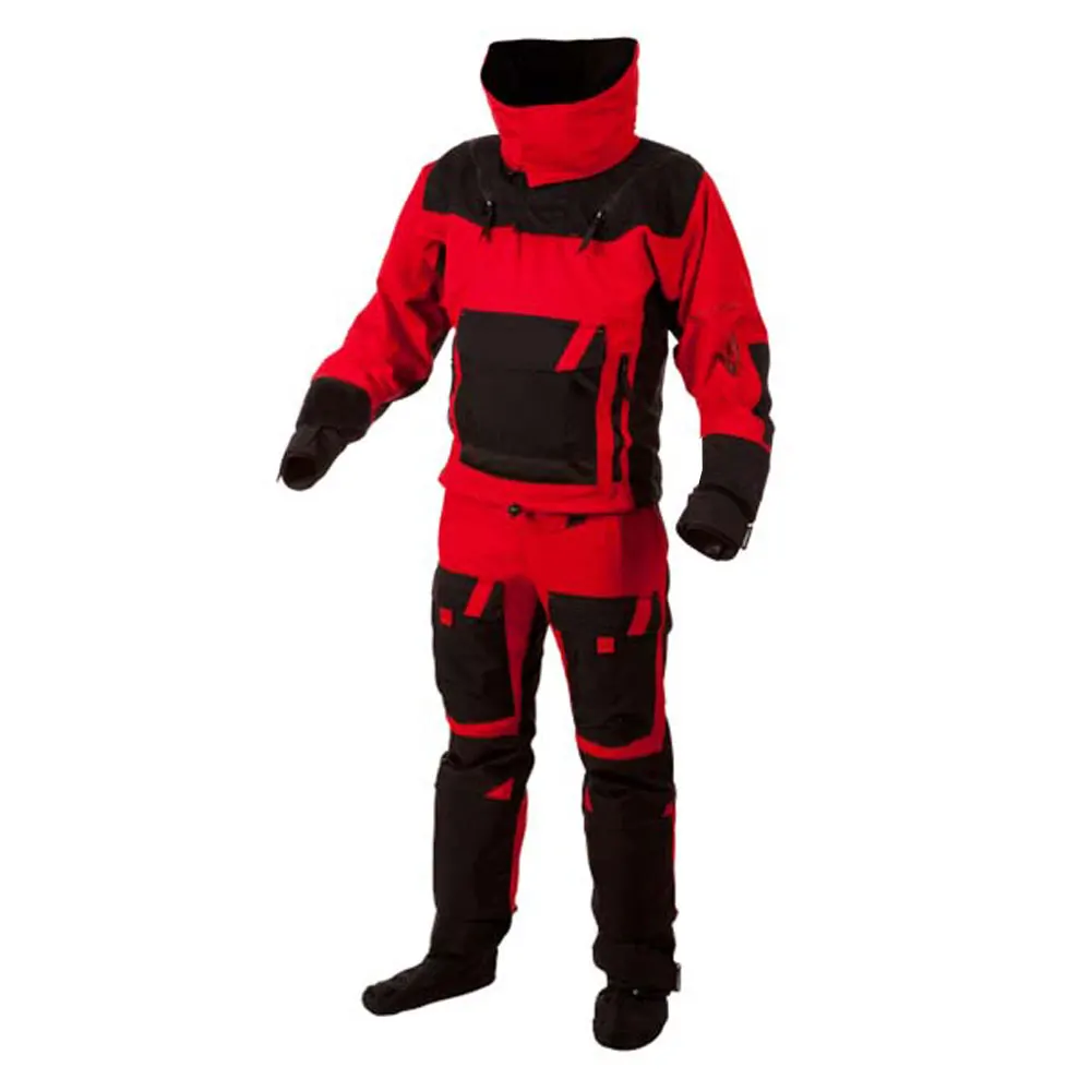 Traje seco impermeable 2 en 1 con cremallera para kayak – Látex sellado - imagen 2
