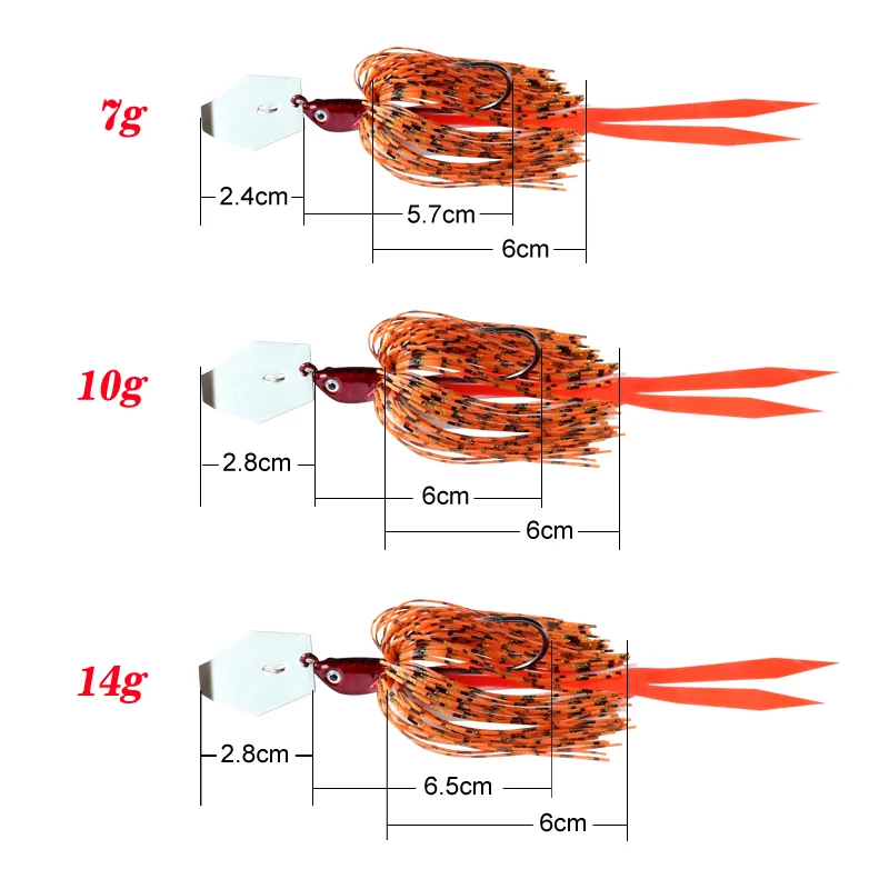 ILURE ChatterBait con falda de goma - Swimbait para lubina y lucio - imagen 3