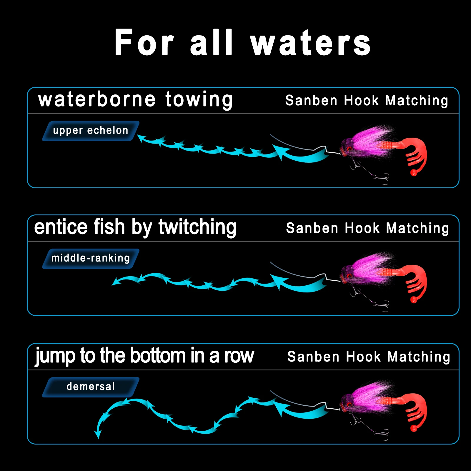 Free Fisher señuelo de lucio multiarticulado para pesca ratón suave - imagen 4