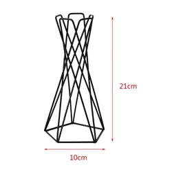 Soporte nórdico geométrico de hierro para tillandsia y plantas aéreas