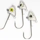 Jig Head de forma pez con anzuelo reforzado para vinilos - imagen 3