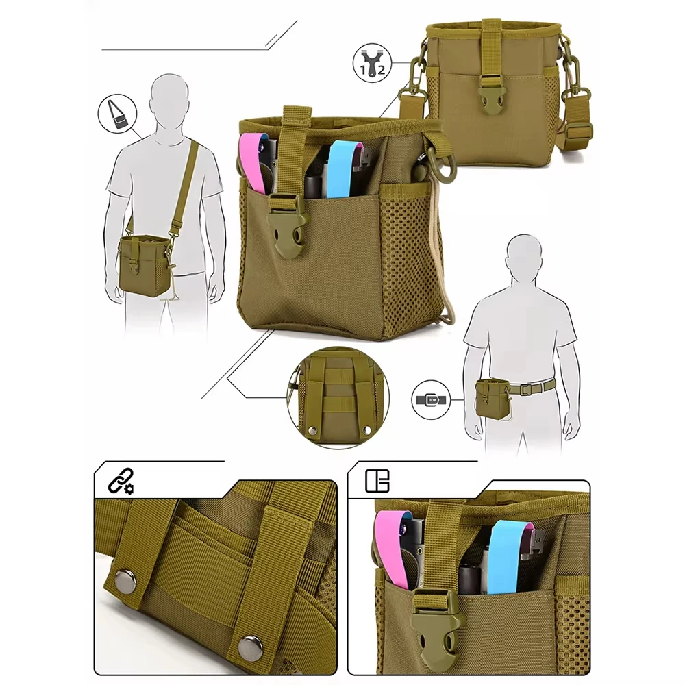 Bolsa de cintura táctica multifuncional resistente al desgaste - imagen 4