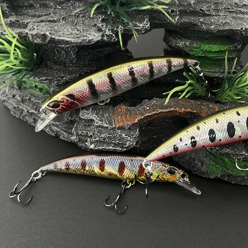 Wobbler Minnow hundimiento lento para trucha, lubina y lucio - imagen 5