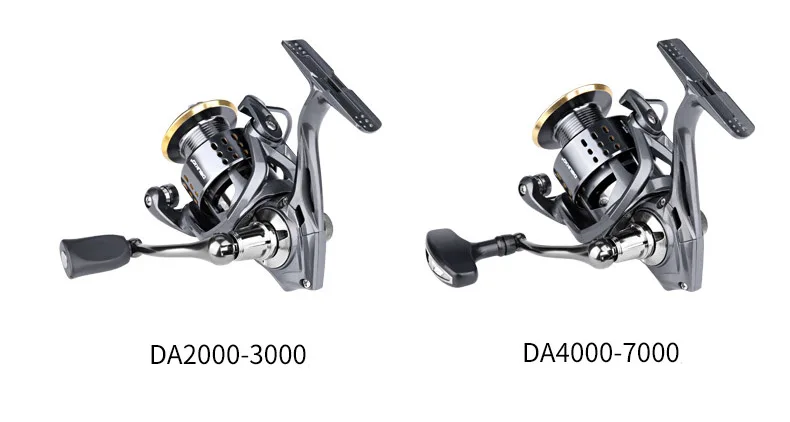 Carrete DEUKIO vista frontal con spool