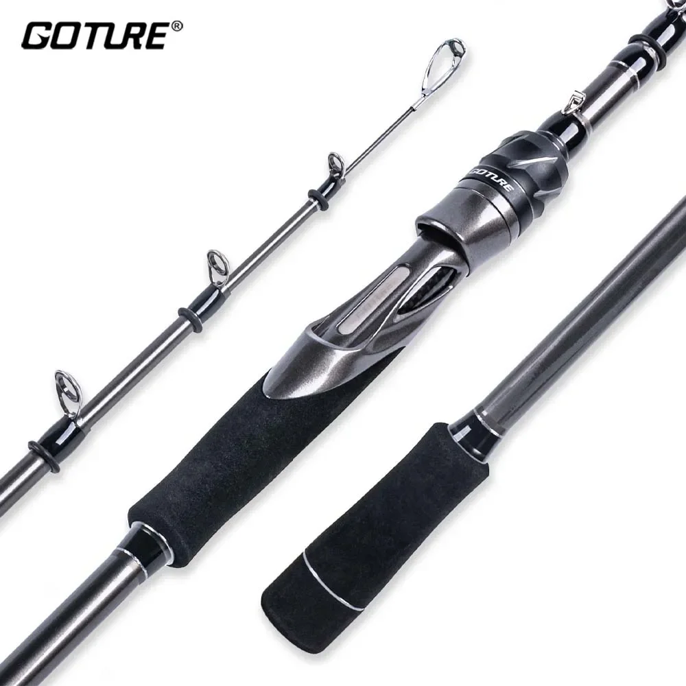 Goture Ninja caña telescópica carbono 24T 7-25g M Power