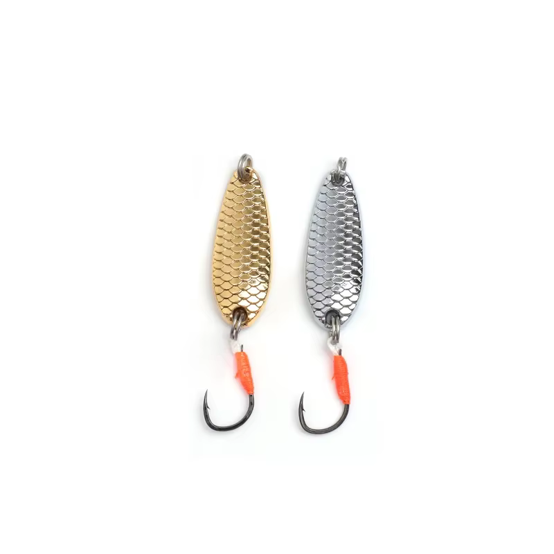 Minnow Mini Spinnerbait para trucha – Señuelo cuchara metálica - imagen 5