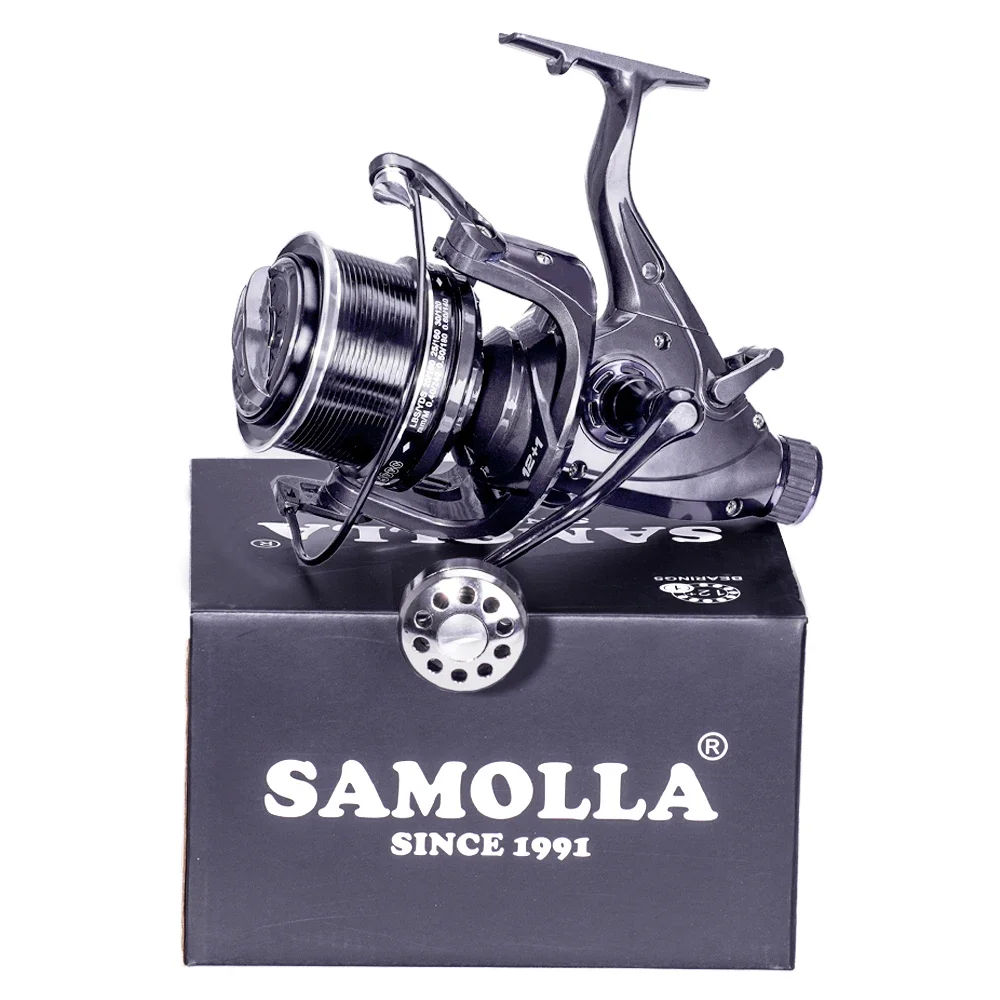 Carrete spinning con sistema de doble arrastre