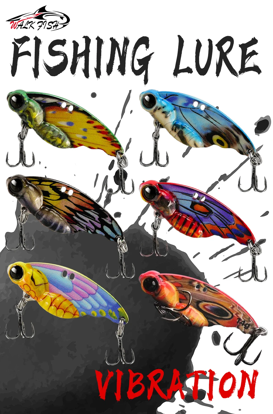 Walk Fish Señuelo VIB cuchara vibratoria metálica