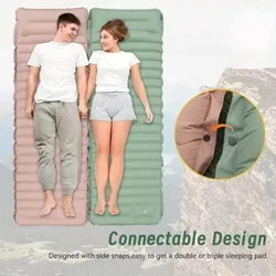 Colchón autoinflable camping 2cm con bomba integrada – ultraligero