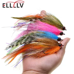 Ellllv Streamer Pike Big Baitfish 5,5″ – Ojos 3D anzuelo 2/0