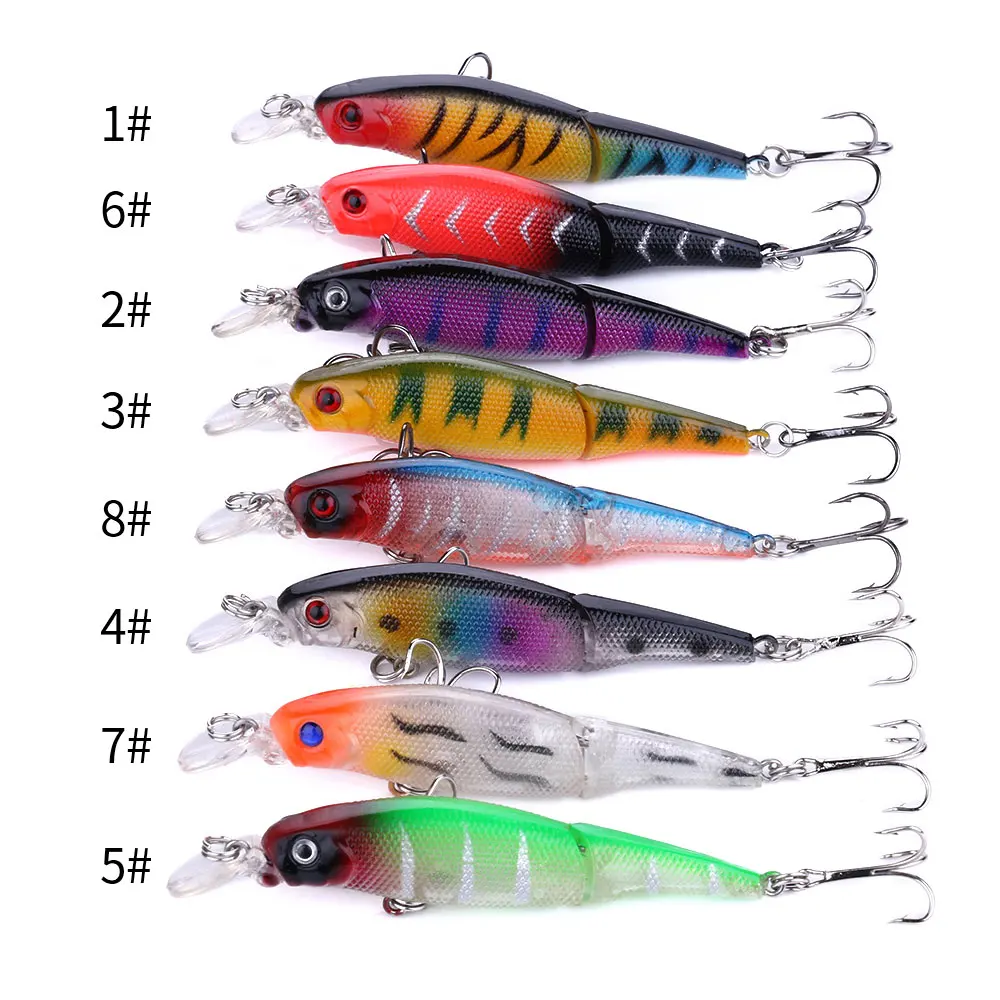 Wobblers multisección para perca y carpa