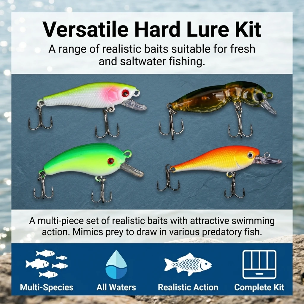 Señuelos Minnow VIB brillantes y cuchara giratoria para carpa y lucio - imagen 5