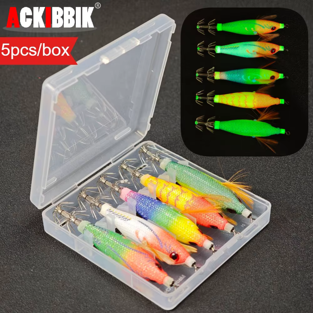 Egi Hanchi UV 8 cm para calamar – Señuelo horizontal con brillo para mar - imagen 4