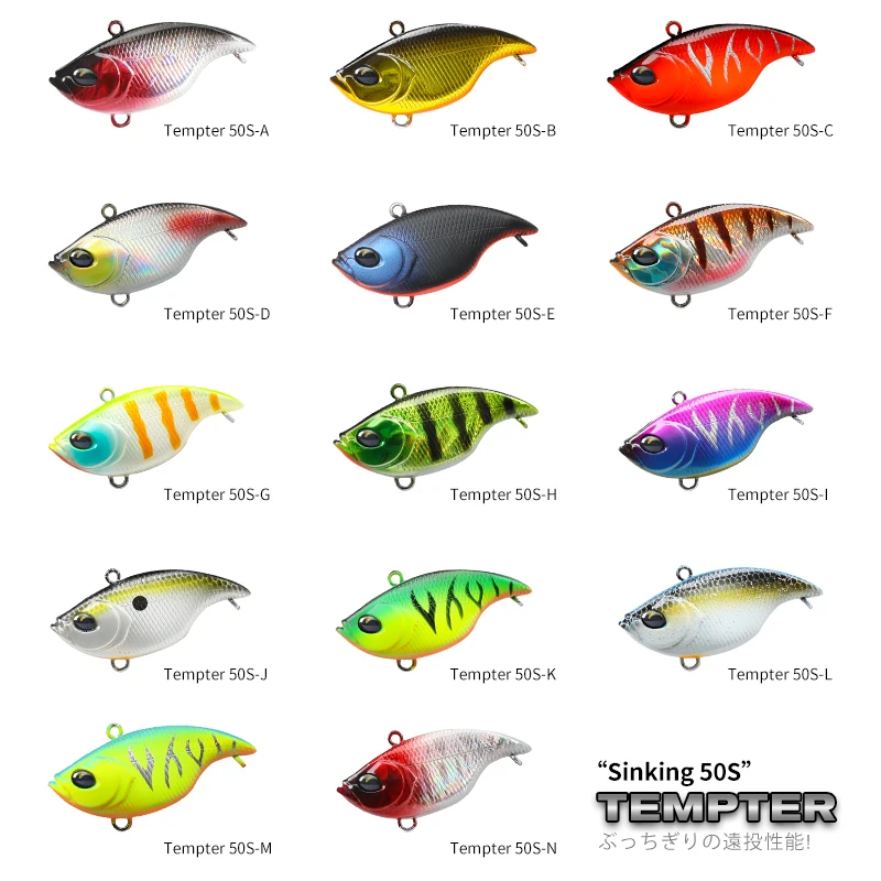 Tsurinoya Tempter 50S Señuelo Vibratorio Sin Labios Vibración Pesca - imagen 2
