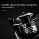 Carrete de pesca giratorio Huidiao con manivela metálica - imagen 4