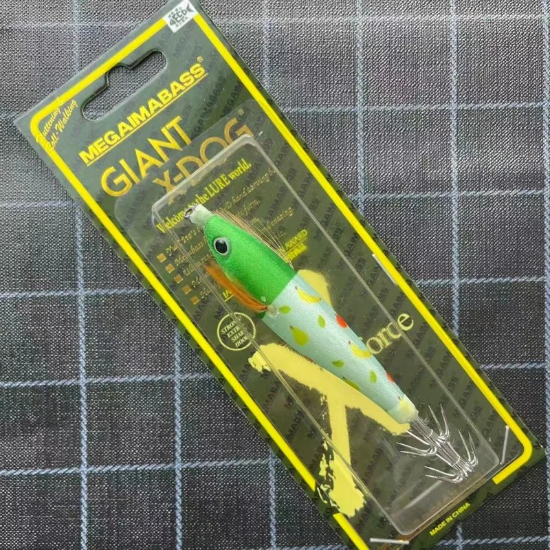 MEGAIMABASS Anzuelos de madera para camarón y calamar, cebo especial - imagen 2