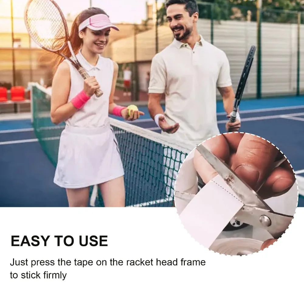 Protector de raqueta antiarañazos PU ligero negro para tenis