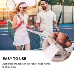 Protector de raqueta antiarañazos PU ligero negro para tenis