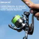 Carrete de doble manivela DEUKIO para pesca en agua salada y dulce - imagen 4