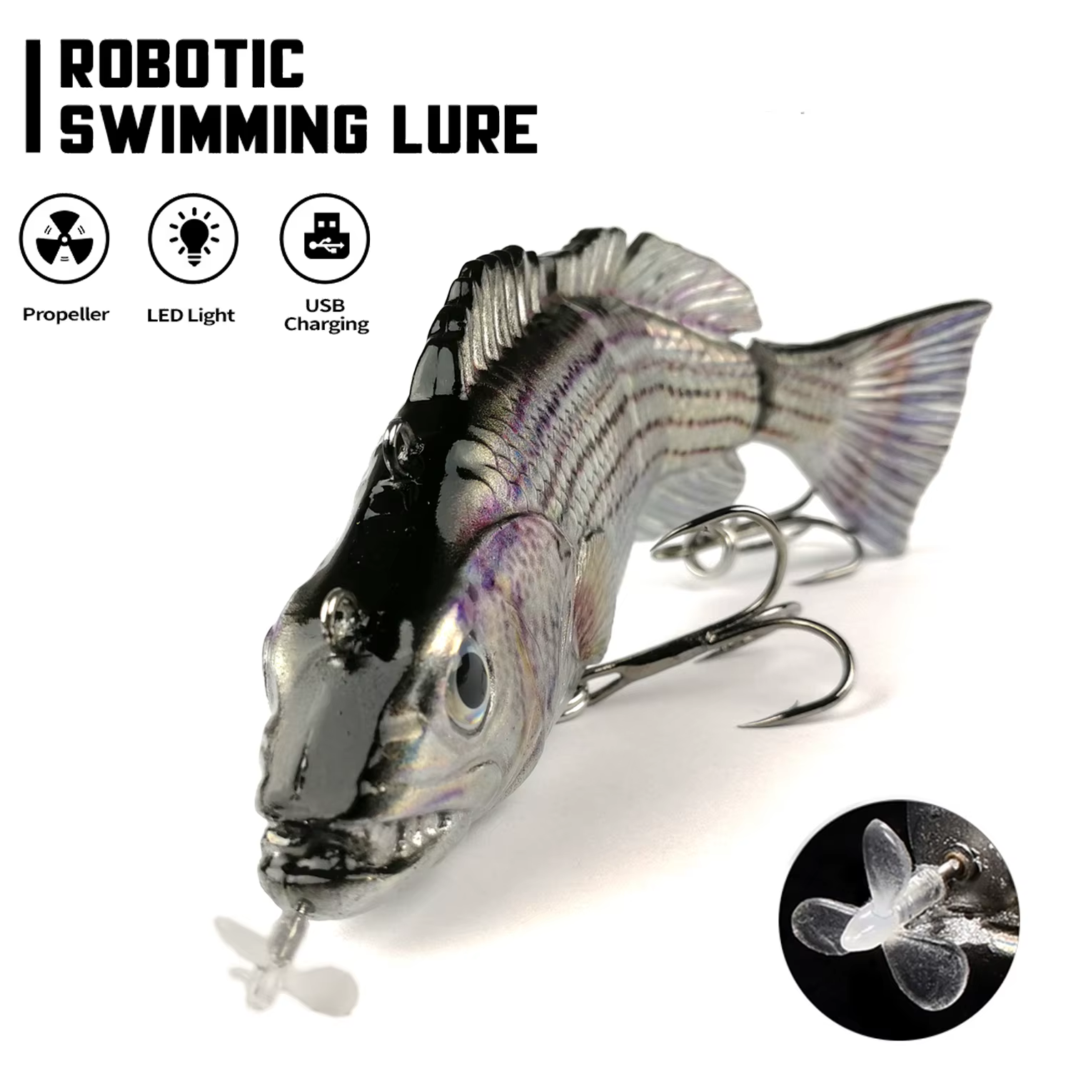 Castfanatic Swimbait Hundido – Señuelo de Trolling para Pesca Marina