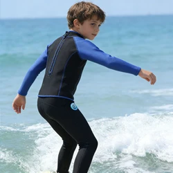 Traje de neopreno infantil para buceo libre, surf y medusas
