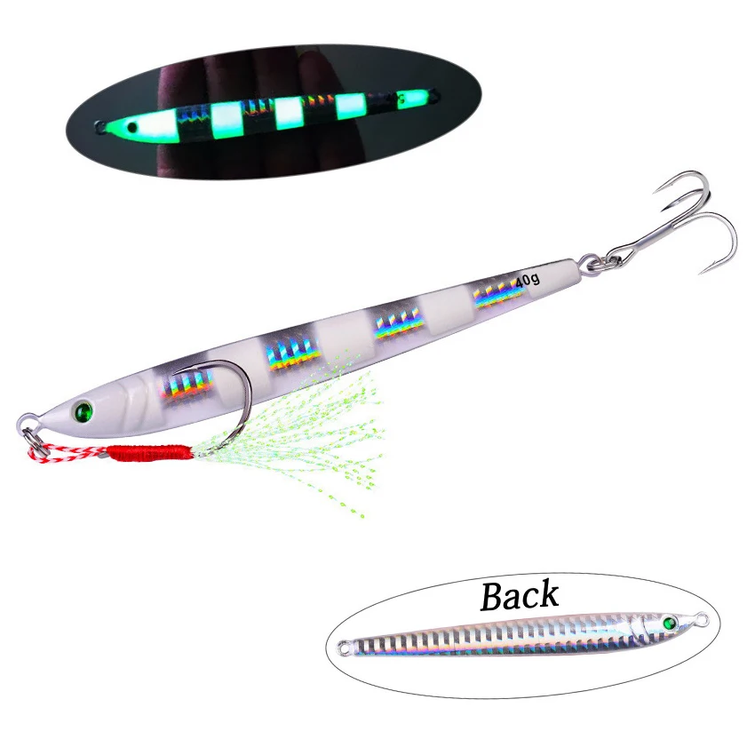 Cuchara de fundición Superfina larga – Señuelo metálico 7-40g pesca