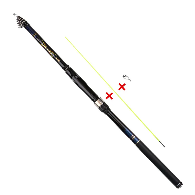 Rea Caña Telescópica de Carbono para Pesca en Roca y Surf