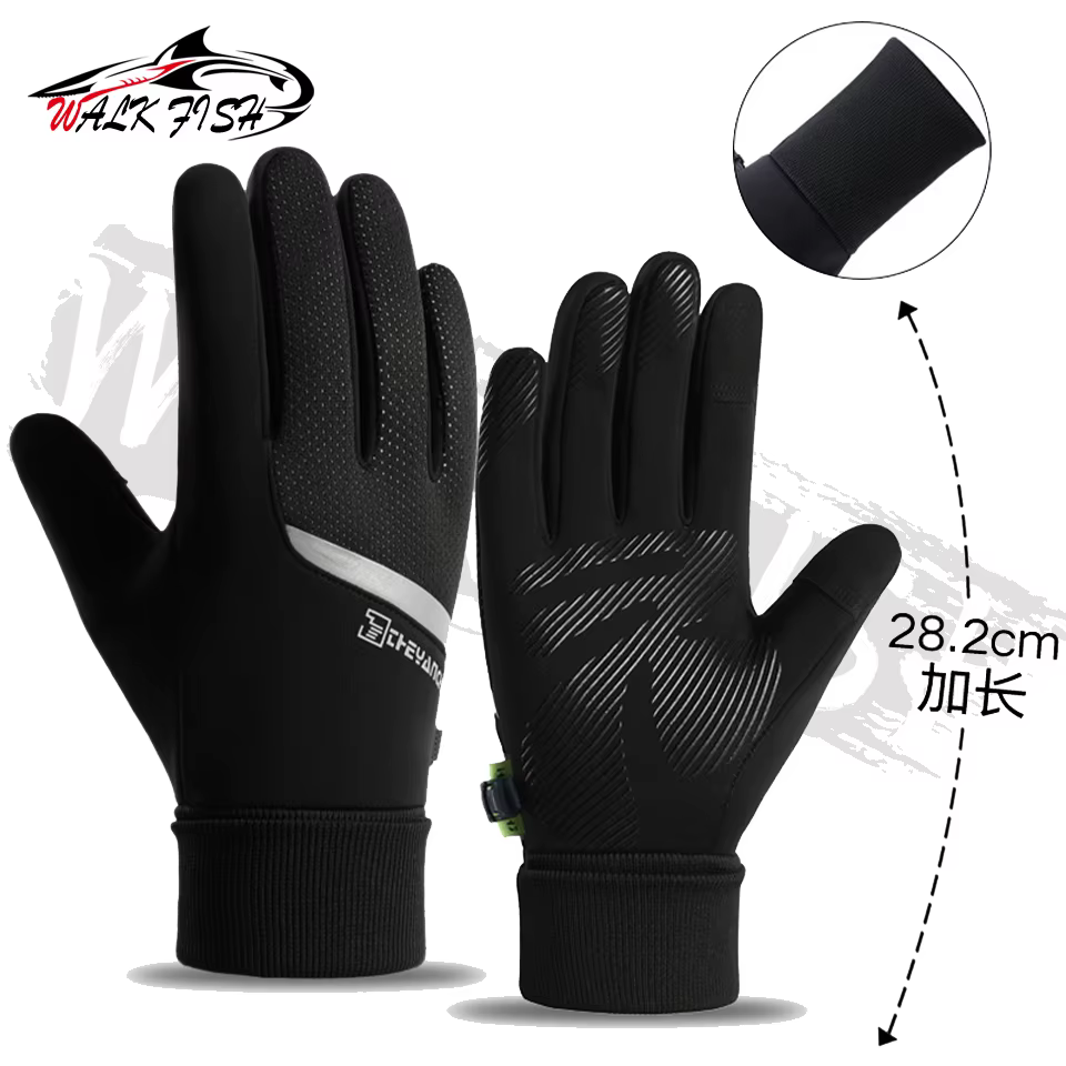 Walk Fish Guantes de pesca con dedos abiertos y táctiles - imagen 4
