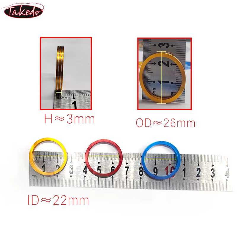 TAKEDO Anillo Aluminio Varilla de Carpa – Reparación del Bobinado - imagen 3