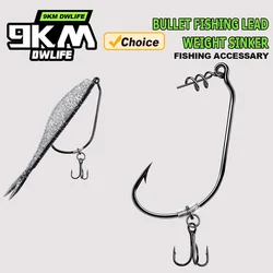 9KM Anzuelo triple Stinger para swimbait anti-enredos vinilo