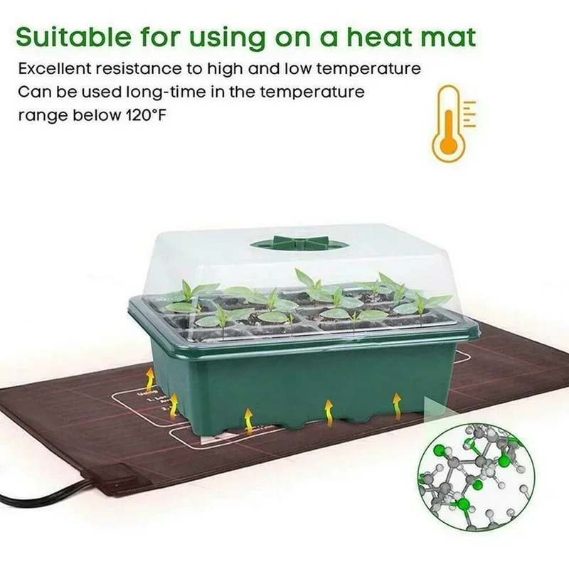 Bandeja germinación con tapa – Kit cultivo semillas para interior