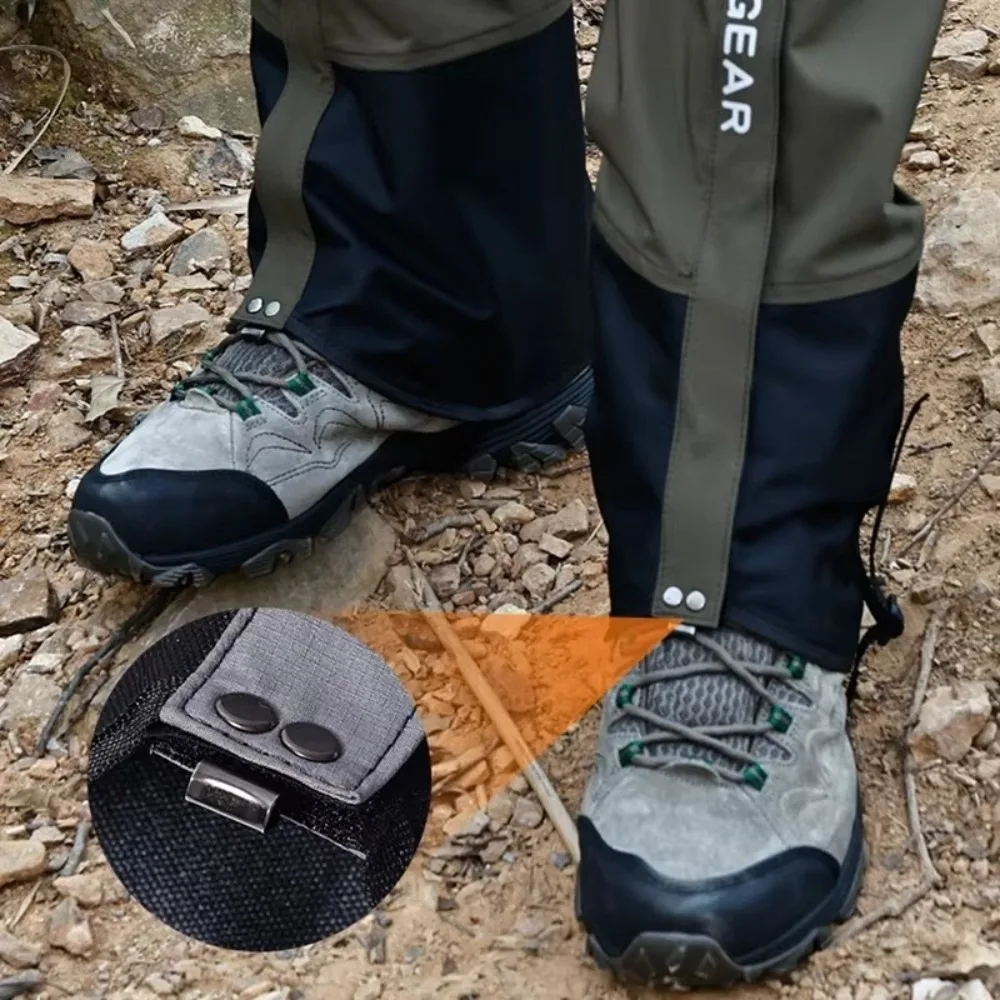 Calentadores de piernas impermeables ajustables para escalada