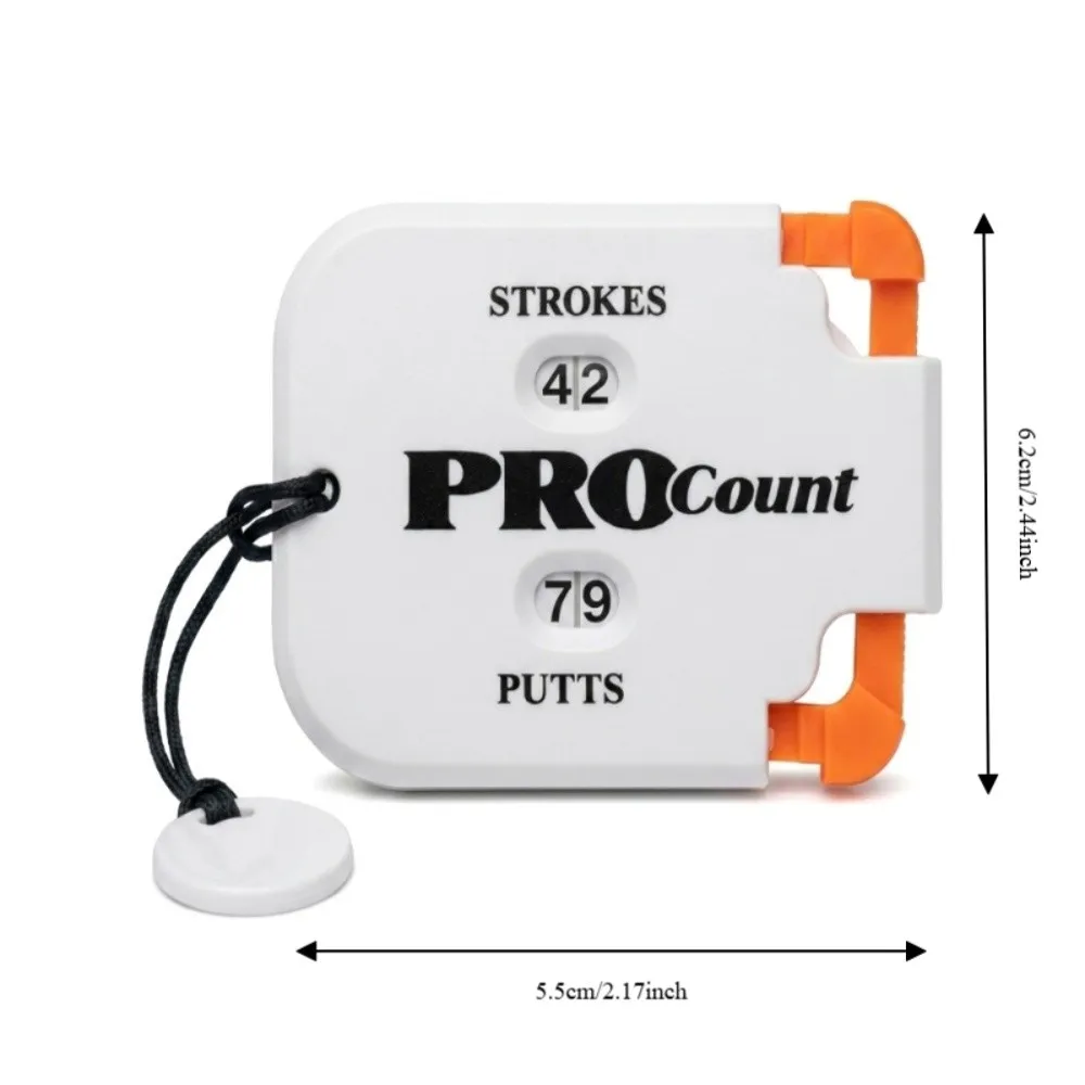 Contador de golpes de golf con pantalla digital y reinicio - imagen 2