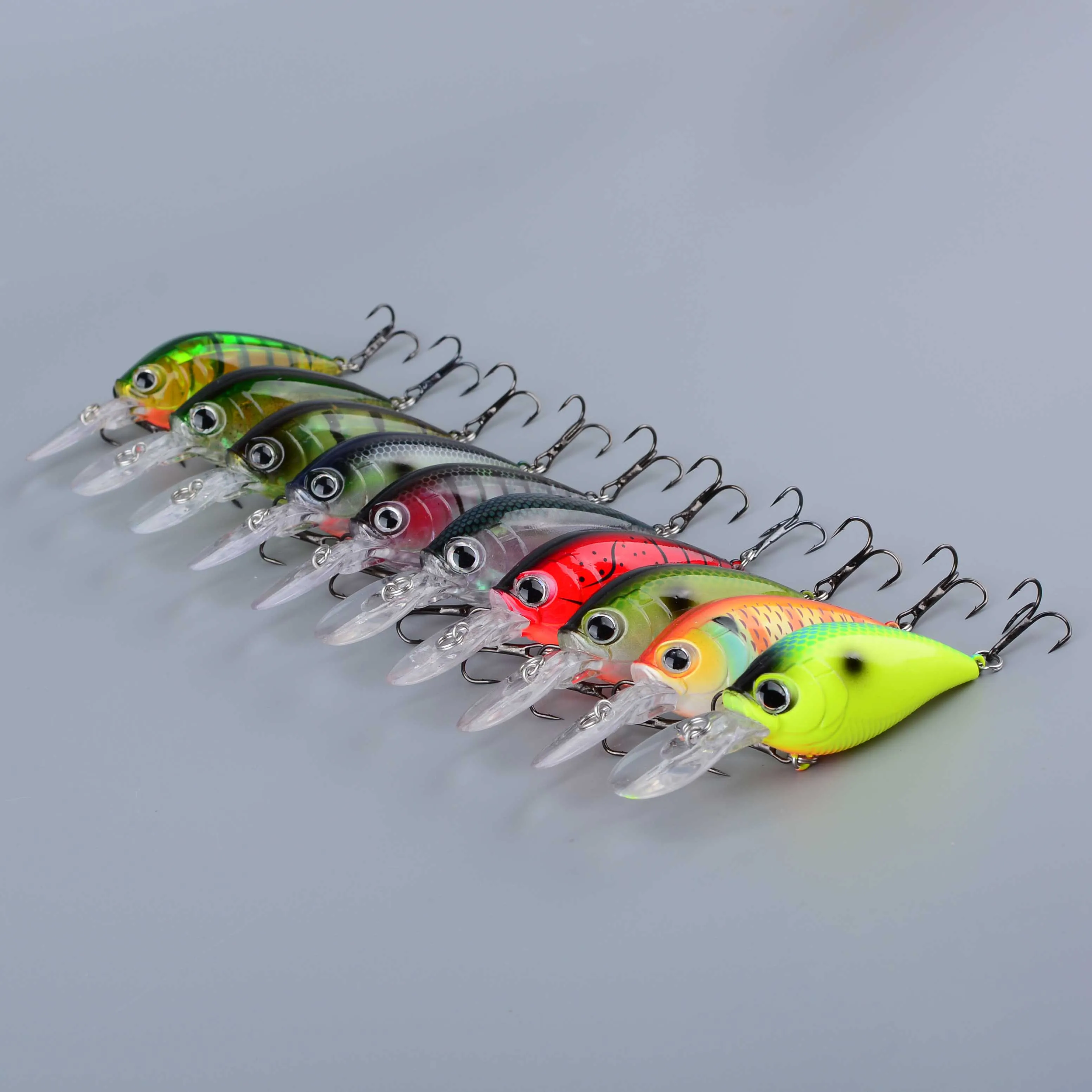 Wobbler crankbait flotante Prisma 3D para lubina con pala - imagen 2