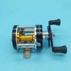 Carrete de pesca tambor metálico CL60A duradero para agua salada