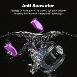 Carrete Baitcasting Leydun Seayur DC – Relación 7.2:1 y Control Digital