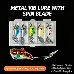 THETIME JINLING Spinner VIB para lubina y lucio cuchara giratoria
