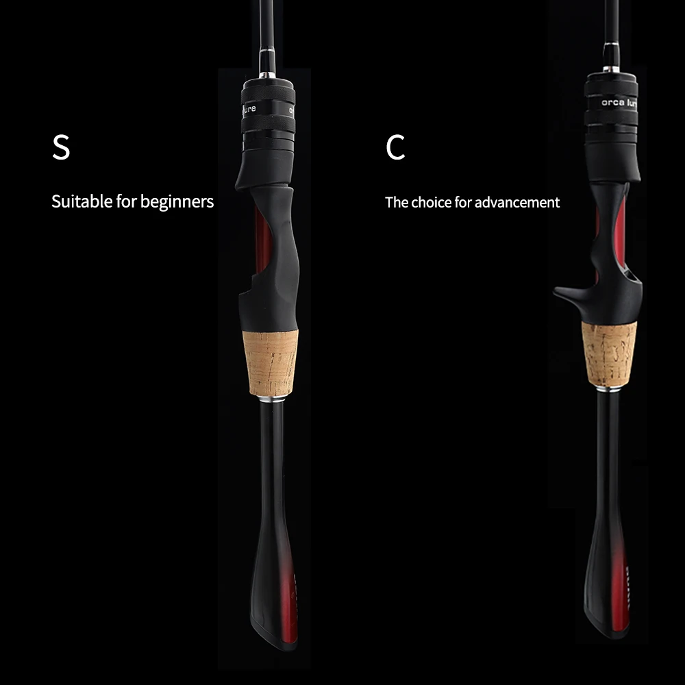 Caña ultraligera FISHINGFANS ORCA UL con punta sólida para spinning - imagen 3