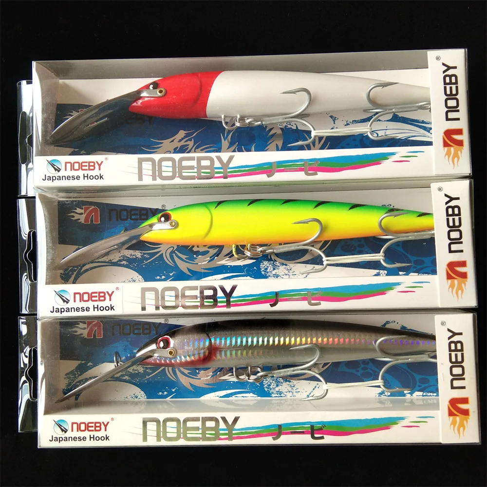 Noeby señuelo Minnow flotante swimbait wobbler top water - imagen 4