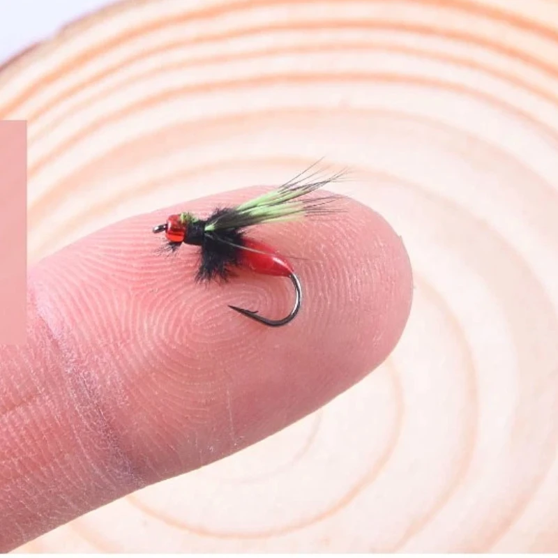Señuelo mosca imitación alada para agua dulce con cuchilla giratoria