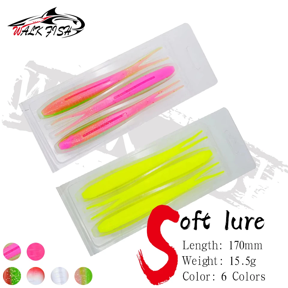 Gotas drop shot Walk Fish 170mm – Vinilo TPR estirable
