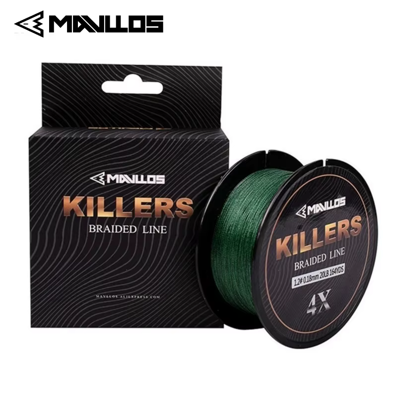 Linea trenzada para carpa Mavllos Killers de alta resistencia