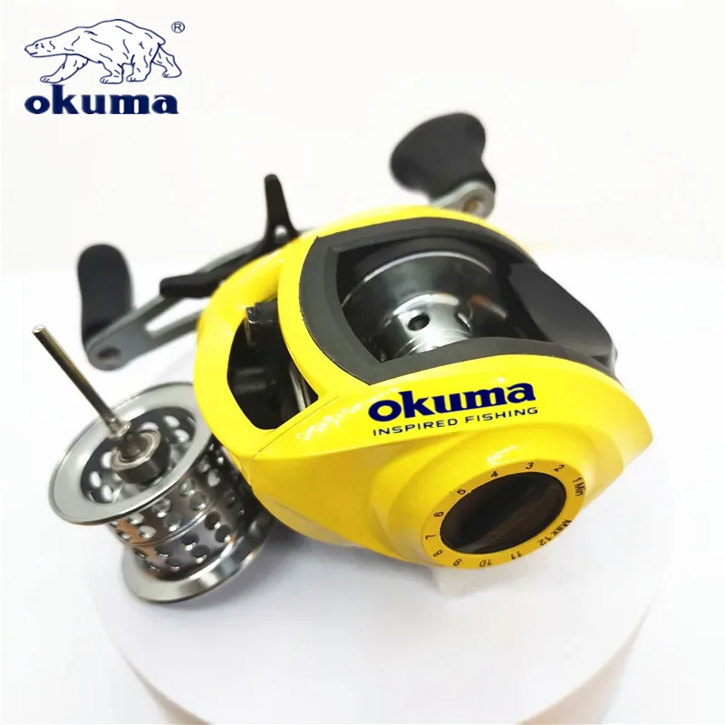 Okuma Carrete de pesca doble tambor con arrastre máximo - imagen 4