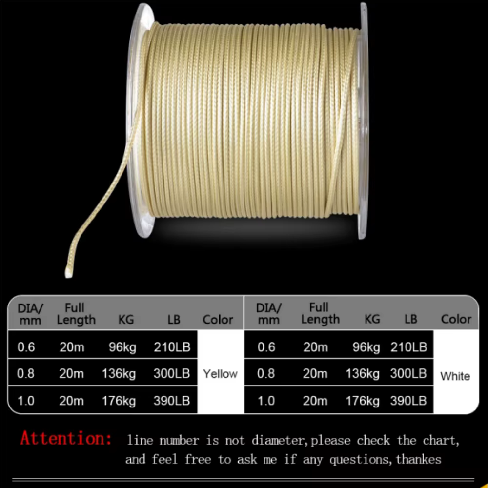NGB 20-50 m Linea trenzada de pesca 0,6-2,0 mm para mar - imagen 3