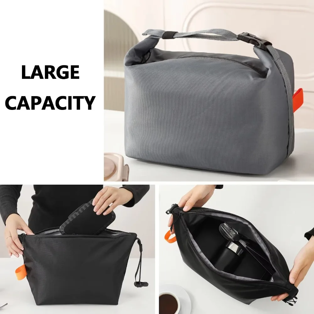 Bolsa térmica portátil plegable para llevar en la mano - imagen 2