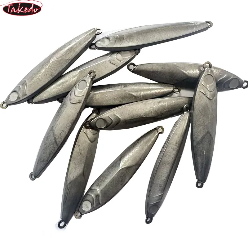 TAKEDO jig de tungsteno sin pintar – señuelo para jigging - imagen 2