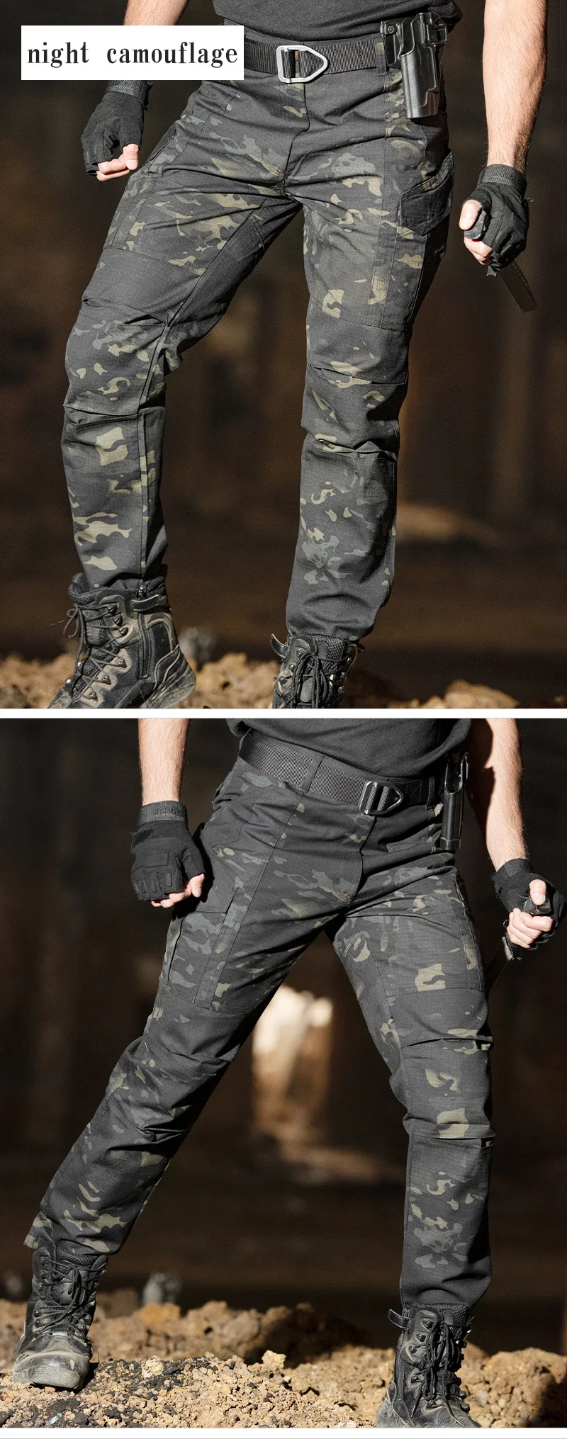 Pantalón en uso durante actividad outdoor