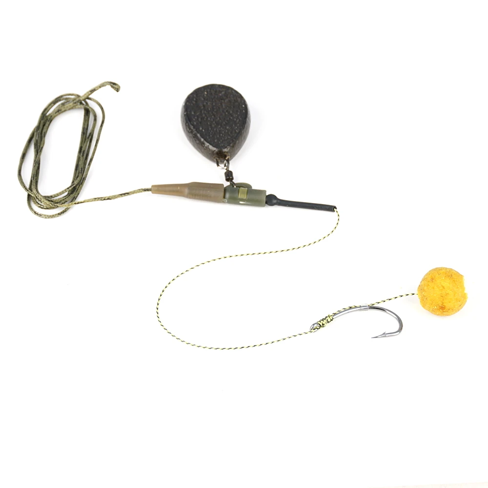 Hirisi TS113 Anzuelos pre-atados para carpa – pesca en poca agua - imagen 2