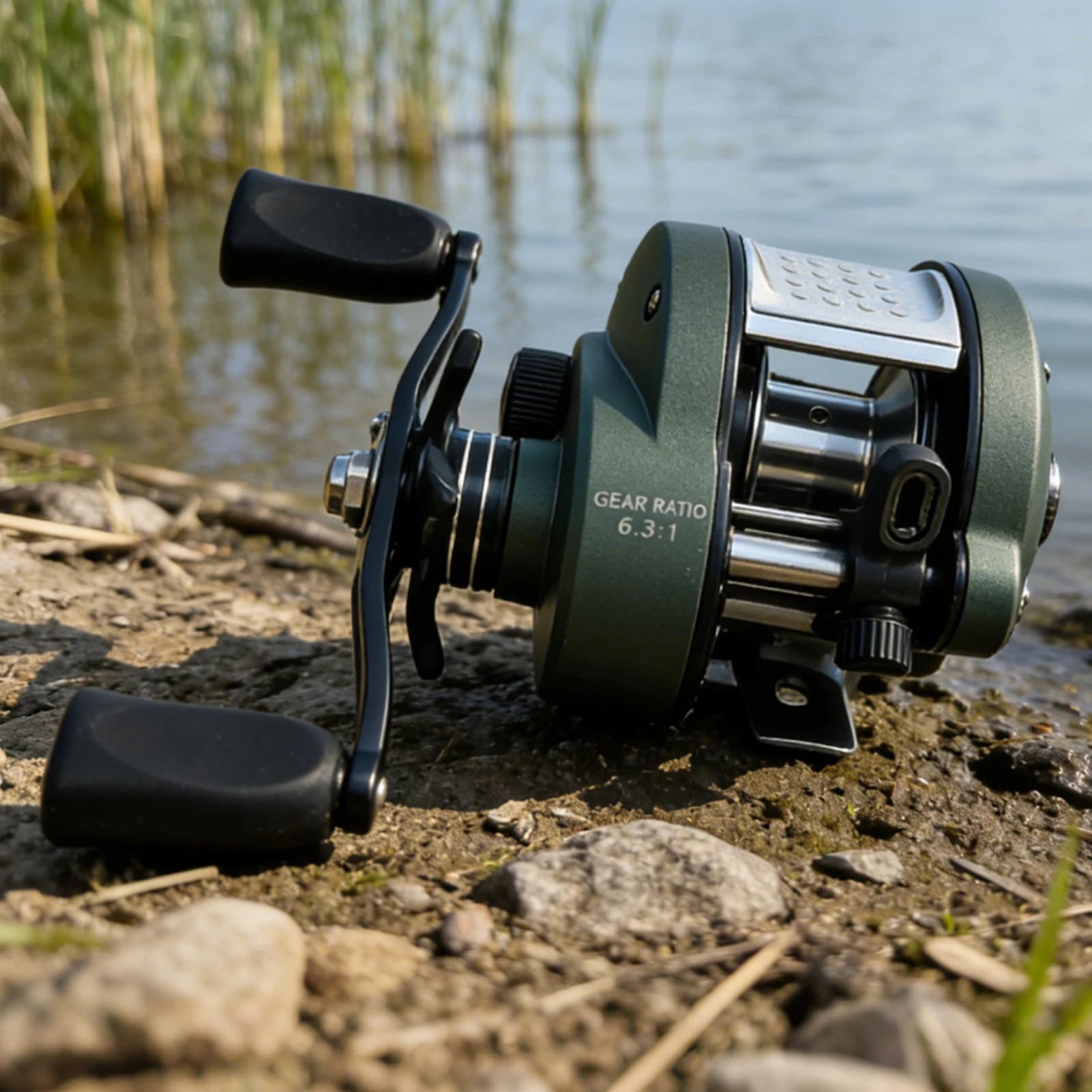 Carrete Baitcasting FREE FISHER – Lanzamiento largo con bobina metálica - imagen 2