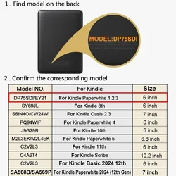 Funda magnética protectora Kindle Paperwhite: activación automática